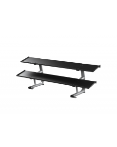 Magnum 2-Tier Flat-Tray Dumbbell Rack (231 Cm / 91")