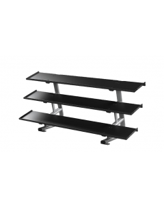 Magnum 3-Tier Flat-Tray Dumbbell Rack (231 Cm / 91")