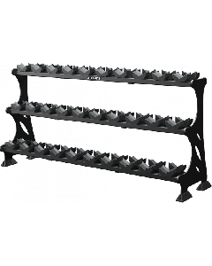 Hex dumbbell rack (15 Pairs)