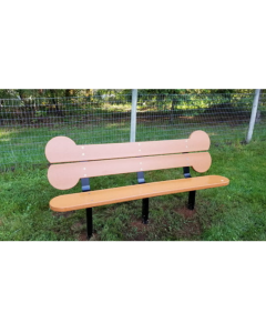 DOG ON IT  Biscuit Bone Bench	
