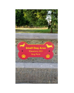 DOG ON IT Custom Bone Sign