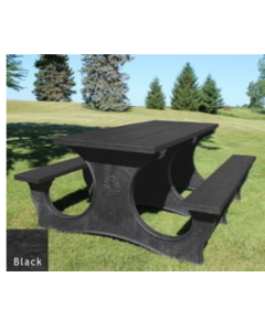 DOG ON IT HDPE 6' A-Frame Picnic Table