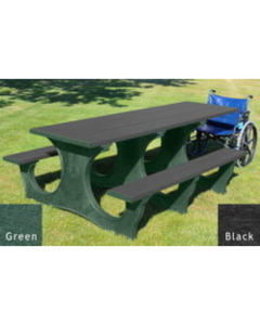 DOG ON IT HDPE ADA 6' Picnic Table