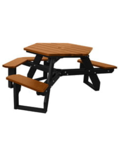 DOG ON IT HDPE Hexagon Table - ADA