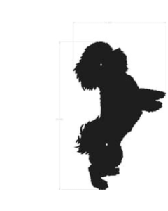 DOG ON IT Silhouette - Bichon Frise