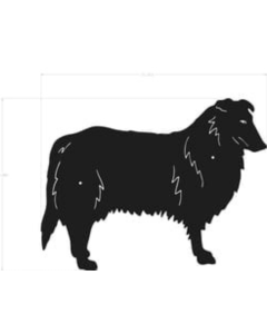 DOG ON IT Silhouette - Collie