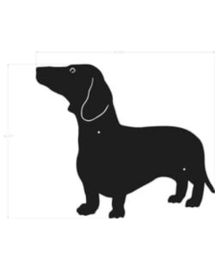 DOG ON IT Silhouette - Dachshund