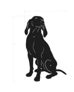 DOG ON IT Silhouette - Vizsla