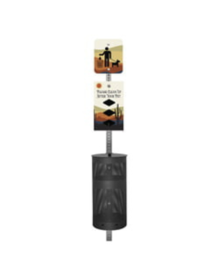 DOG ON IT Deluxe Pet Waste Station: Desert